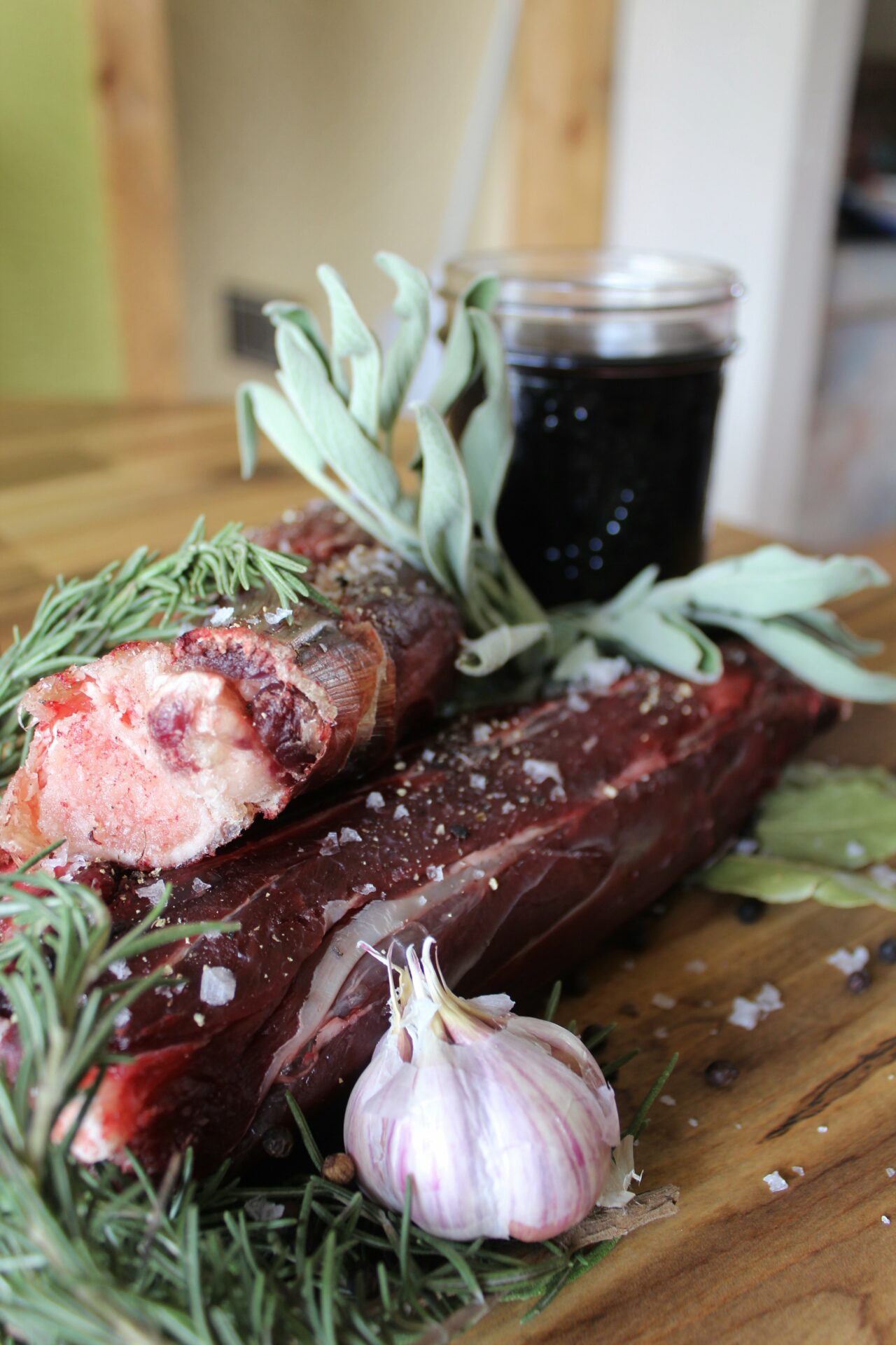 Braised Venison Shanks. Credit: Raeanne O’Meara.