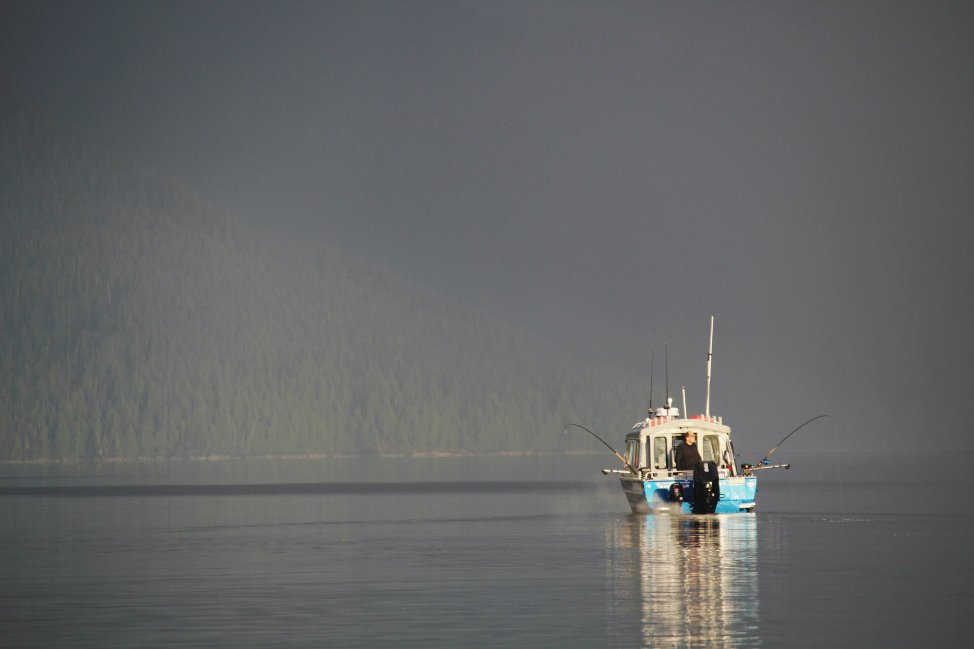 Chinook fishing at the work channel. Credit: Raeanne O’Meara.