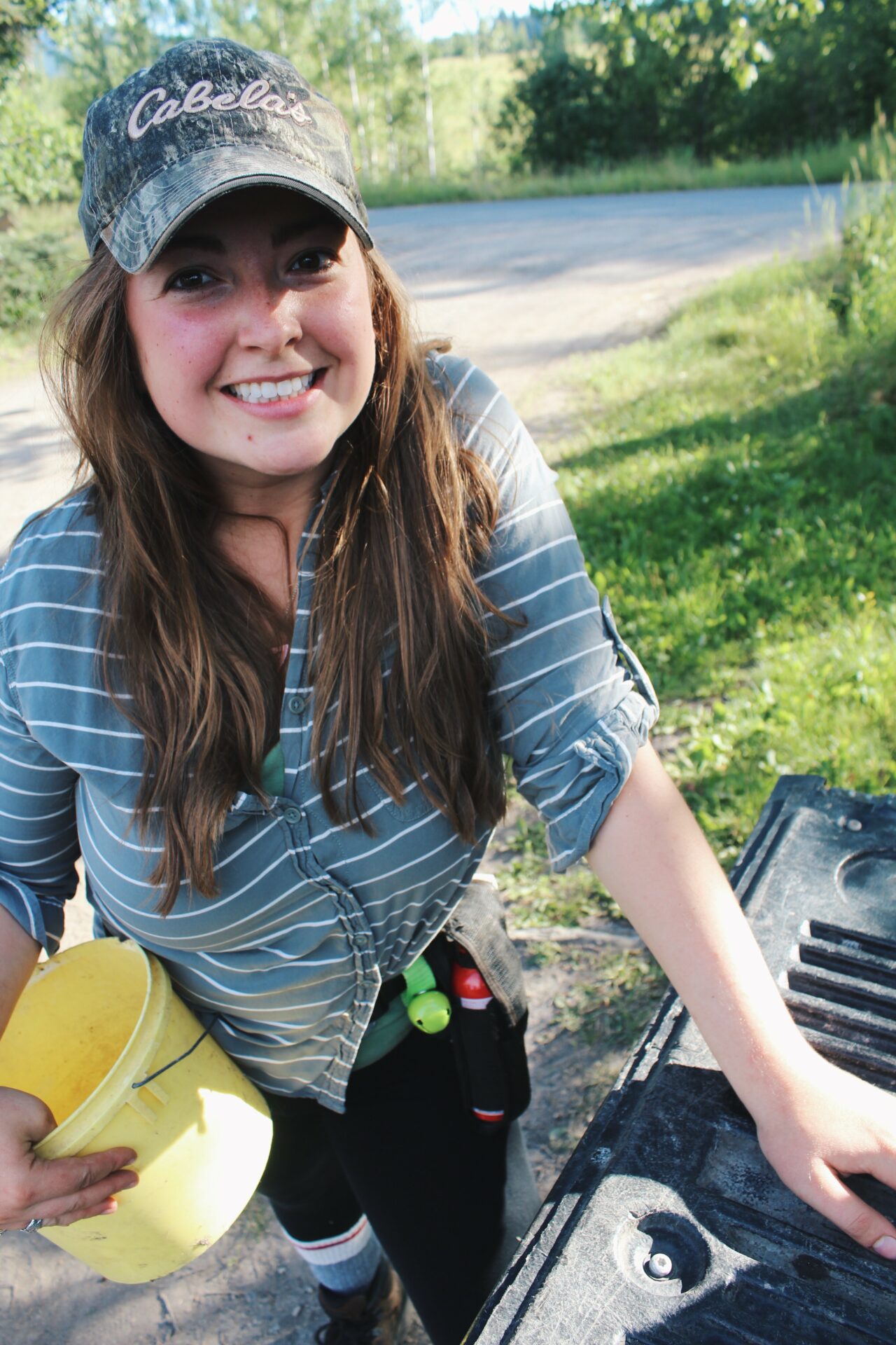 Berry picking. Credit: Raeanne O’Meara.