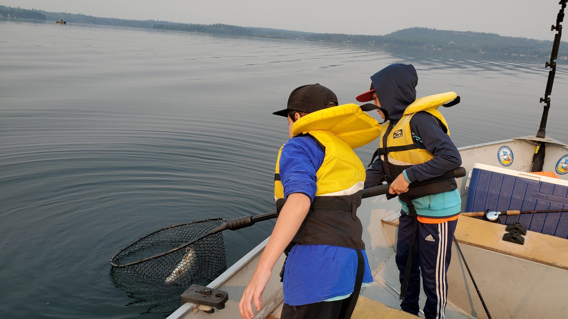 Watching a lake trout chase your jig as you are slowly pulling it away is an exciting way to fish.