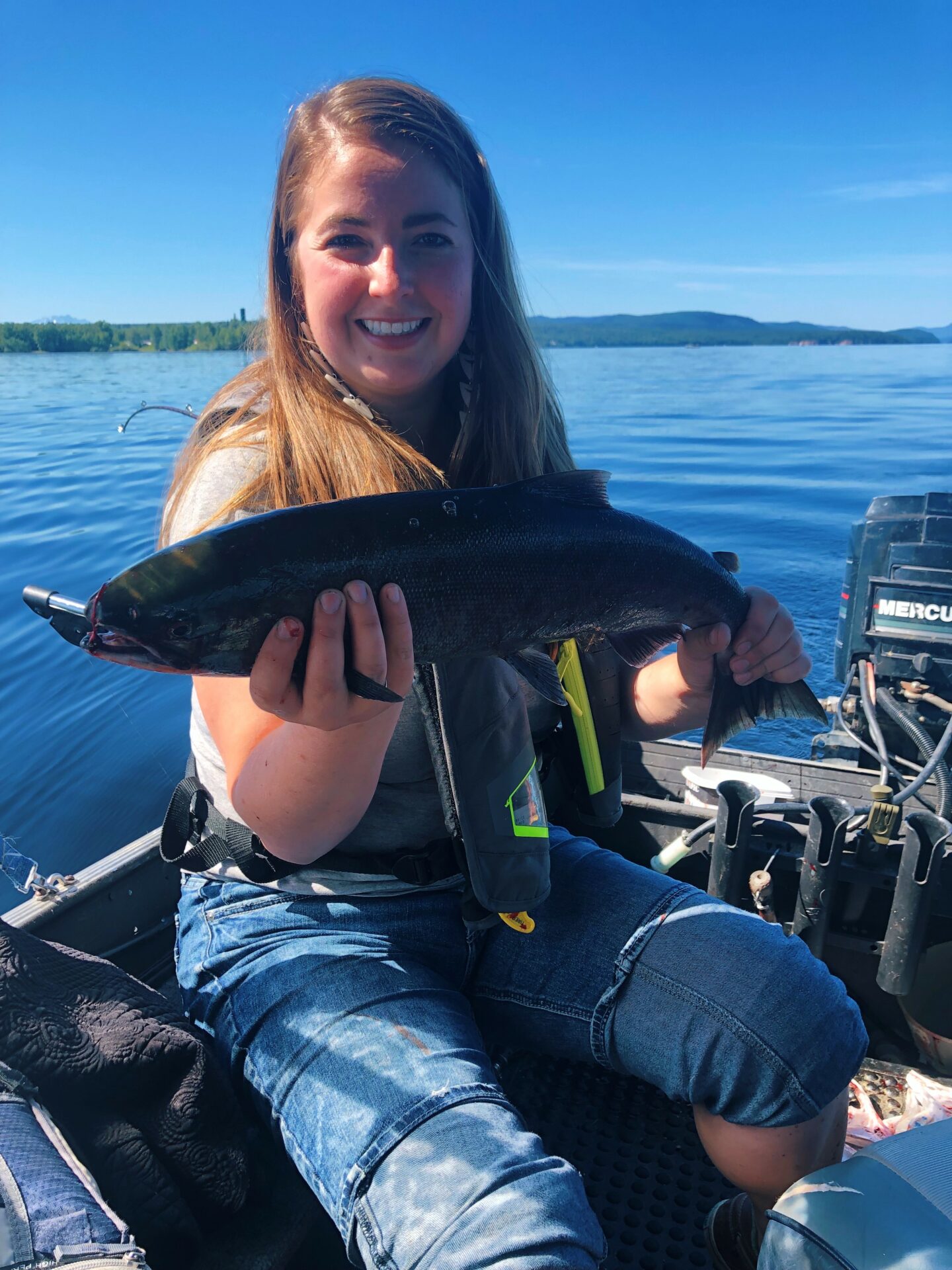 Fishing For Sockeye Salmon On Babine Lake. Credit: Raeanne O’Meara.