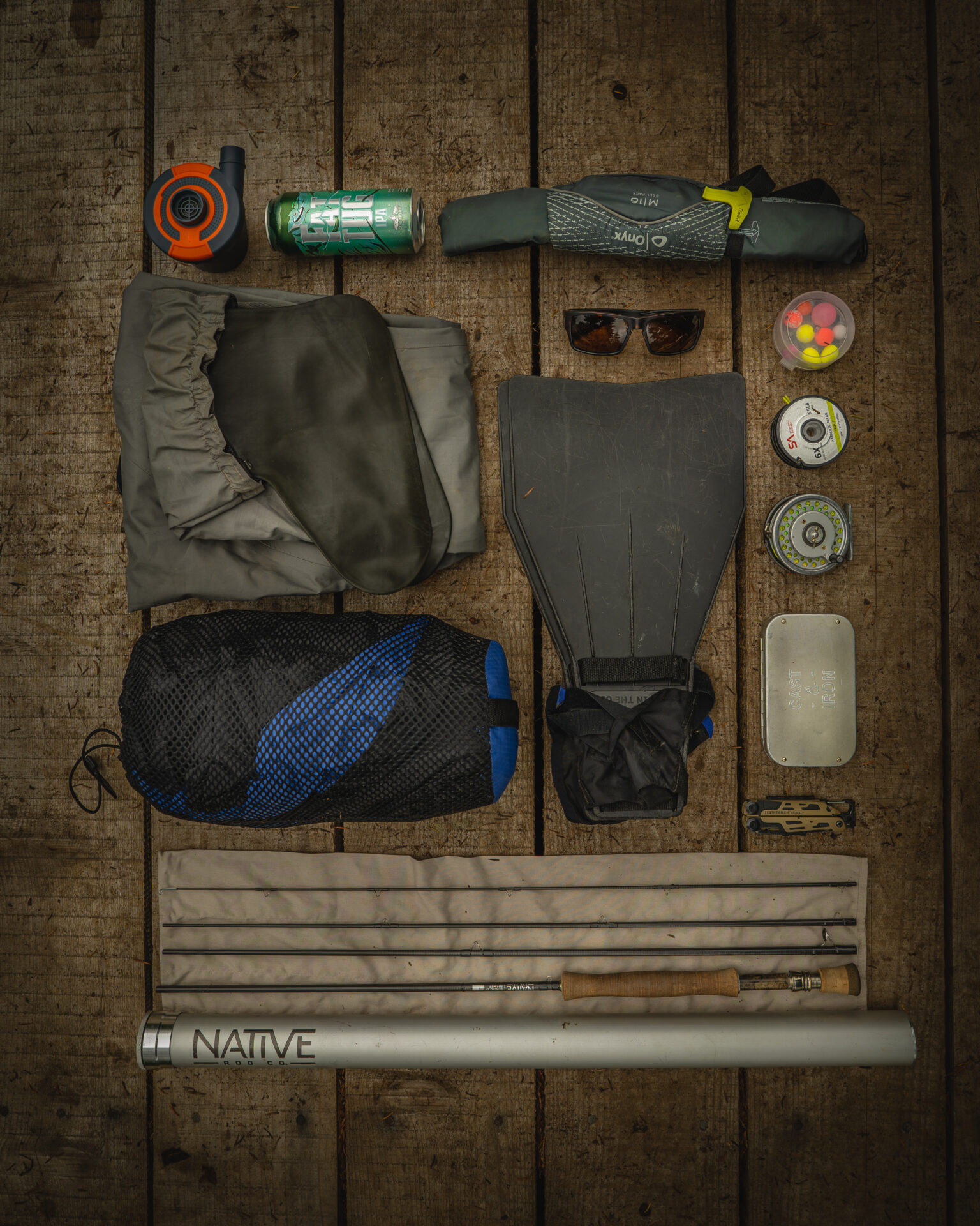 When you’re hiking into your fishing destination, pack only the essentials. Photo by Maddie Cosco.