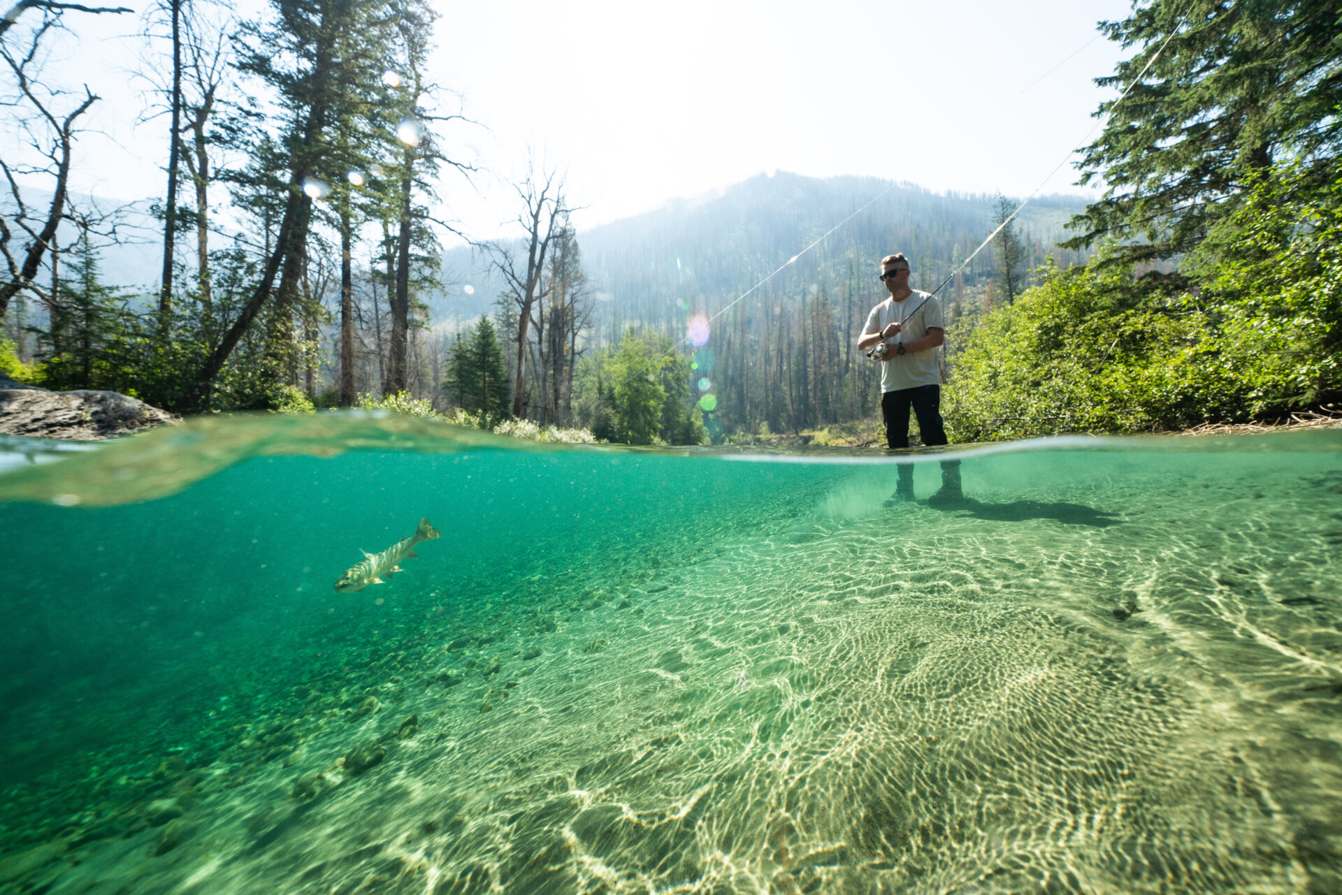 Fly fishing. Photo by Chase White.