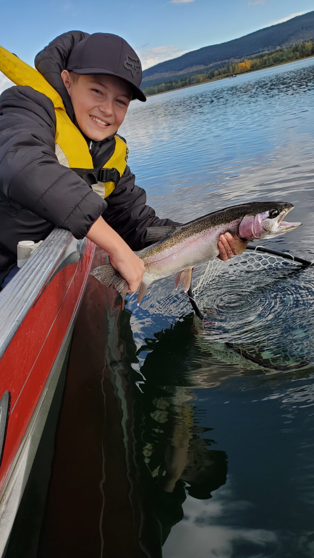 Spoon Fishing For Rainbow Trout.