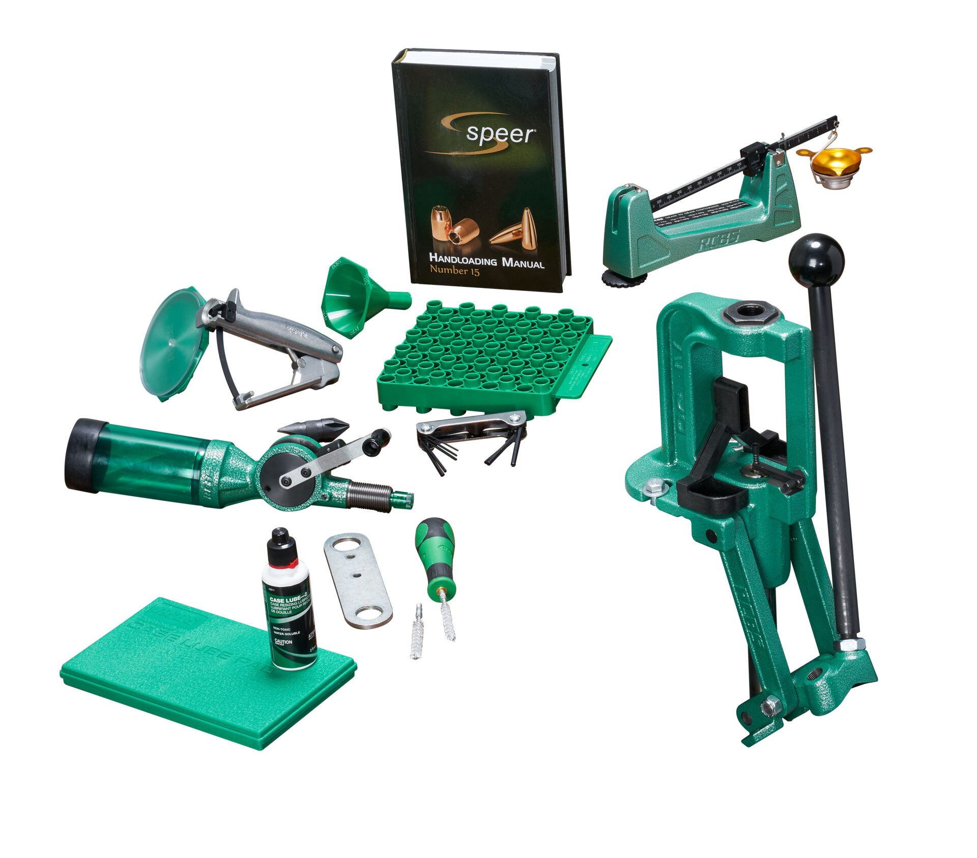 RCBS Rock Chucker Supreme Master Reloading Kit.