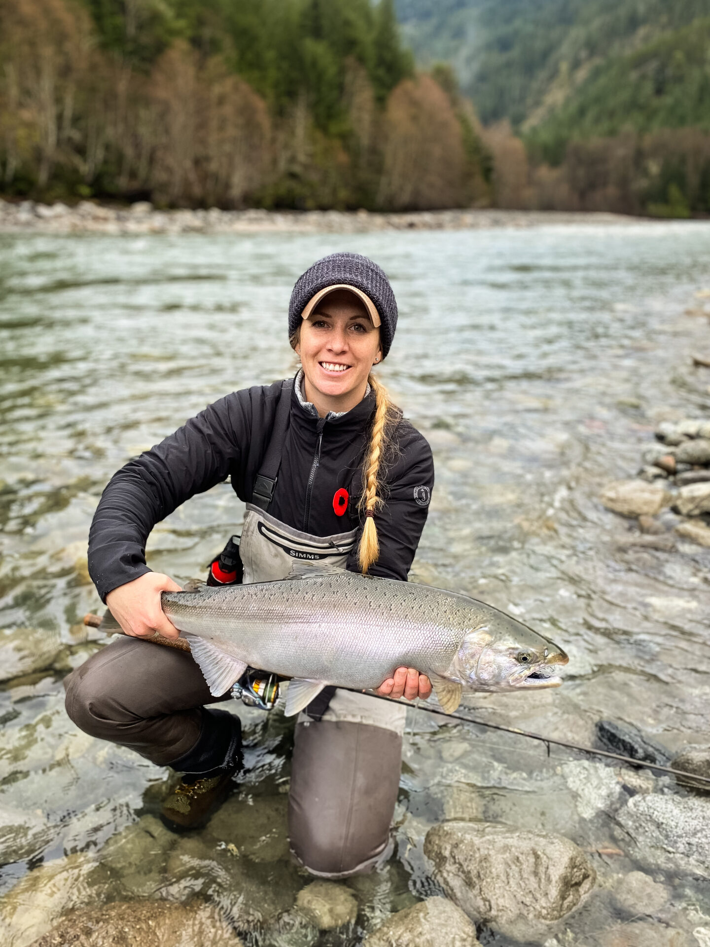 Anglers are blessed with a wealth of opportunity when it comes to salmon fishing in BC, and it continues to be one of the largest drivers of tourism. Salmon can be found in rivers from early spring right through until late December or January. Photo by Chase White.